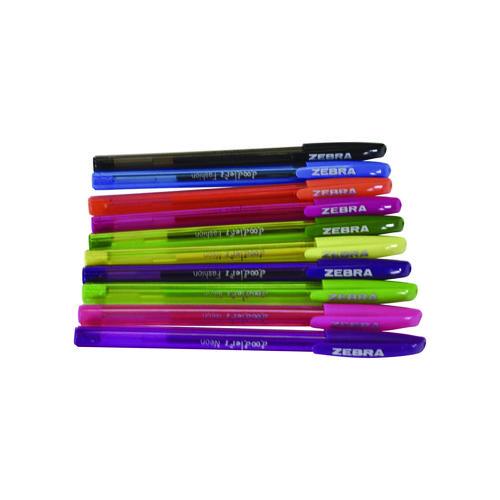 Image of Zebra® 41810 Doodler'z Gel Pen, Stick, Bold 1 Mm, Assorted Fashion/neon Ink And Barrel Colors, 10/pack