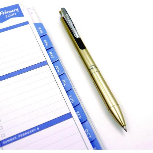 Image of Zebra® 45511 Sarasa Grand Gel Pen, Retractable, Fine 0.7 mm, Black Ink, Gold/Translucent Black Barrel