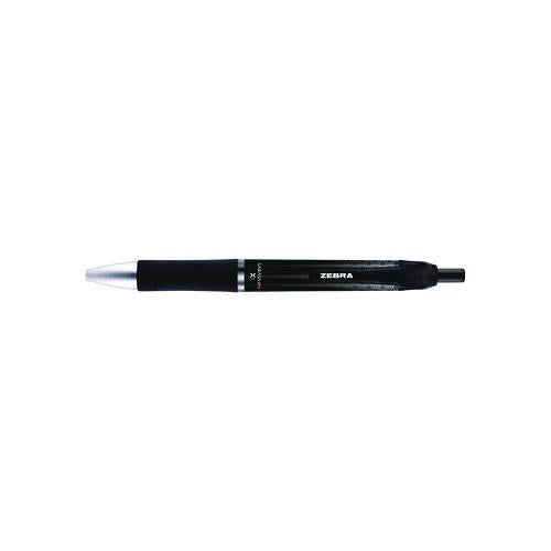 Image of Zebra® 45610 Sarasa Dry Gel X1 Gel Pen, Retractable, Medium 0.7 mm, Black Ink, Black Barrel, 12/Pack