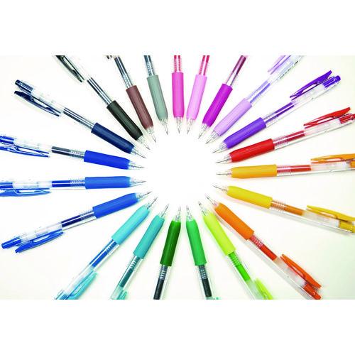 Image of Zebra® 47220 Sarasa Clip Gel Pen, Retractable, Fine 0.5 Mm, Assorted Ink And Barrel Colors, 20/pack