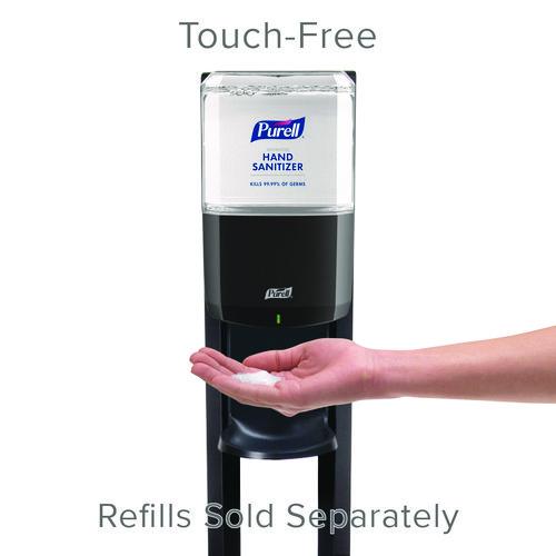 Image of PURELL® 7216-DS Es6 Hand Sanitizer Floor Stand With Dispenser, 1,200 Ml, 13.5 X 5 X 28.5, Graphite/silver