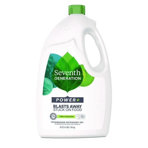 Image of Seventh Generation® SEV 22929 Natural Automatic Dishwasher Gel, Ultra Power Plus, Fresh Citrus, 65 Oz Bottle