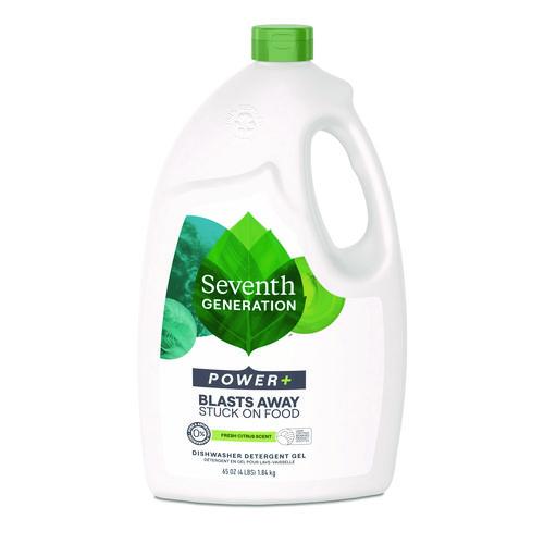 Image of Seventh Generation® SEV 22929 Natural Automatic Dishwasher Gel, Ultra Power Plus, Fresh Citrus, 65 Oz Bottle