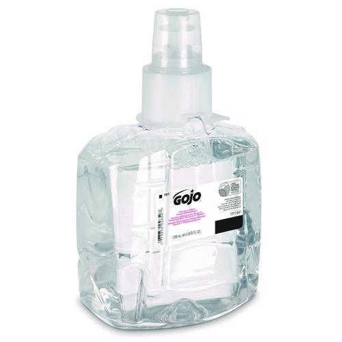 Image of GOJO® 1911-02 Clear and Mild Foam Handwash Refill, For LTX-12 Dispenser, Fragrance-Free, 1,200 mL