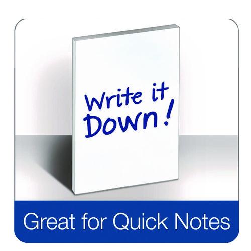 Image of TOPS 74716 Second Nature Recycled Unruled Memo Pads, Unruled, (100) White 4 x 6 Sheets, 12/Pack