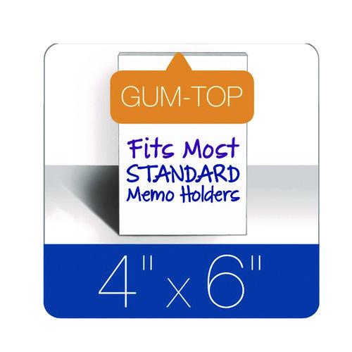 Image of TOPS 74716 Second Nature Recycled Unruled Memo Pads, Unruled, (100) White 4 x 6 Sheets, 12/Pack