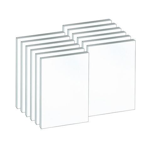 Image of TOPS 74716 Second Nature Recycled Unruled Memo Pads, Unruled, (100) White 4 x 6 Sheets, 12/Pack