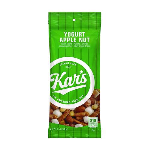 Image of Kar's KAR08363 Trail Mix Variety Pack, Mango Pineapple/Sweet 'N Spicy/Yogurt Apple Nut, 24 Packets/Box