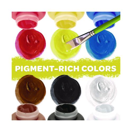 Image of Crayola® 20-1997 Acrylic Paint Set, Six Assorted Classic Colors, 2 oz Bottles, 6/Box