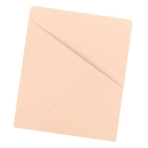 Image of Smead 75430 Organized Up Slash Jackets, Letter Size, Manila, 25/Pack