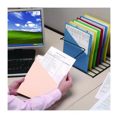 Image of Smead 75430 Organized Up Slash Jackets, Letter Size, Manila, 25/Pack
