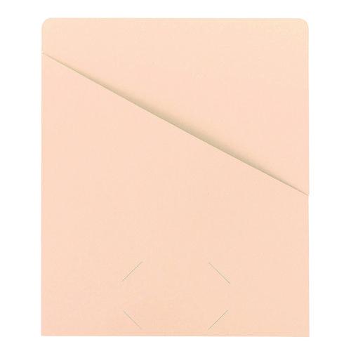 Image of Smead 75430 Organized Up Slash Jackets, Letter Size, Manila, 25/Pack