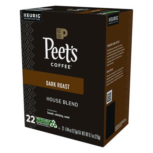 Image of Peet's Coffee & Tea® 5000379613 House Blend Coffee K-Cups, 22/box