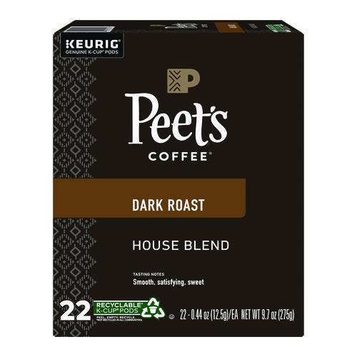 Image of Peet's Coffee & Tea® 5000379613 House Blend Coffee K-Cups, 22/box