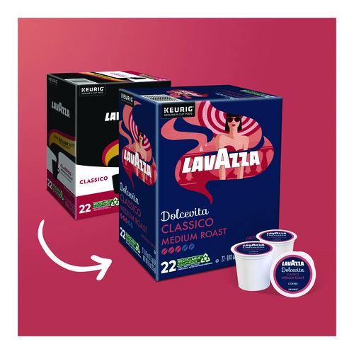 Image of Lavazza 5000382576 Classico Coffee K-Cups, 22/Box
