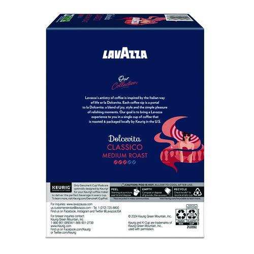 Image of Lavazza 5000382576 Classico Coffee K-Cups, 22/Box