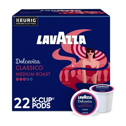 Image of Lavazza 5000382576 Classico Coffee K-Cups, 22/Box