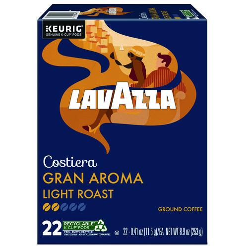 Image of Lavazza 5000382578 Gran Aroma Coffee K-Cups, 22/Box