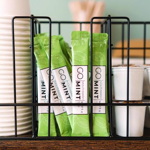 Image of Go Mouthwash MW20 Individual Mouthwash Packets, Display Pack, Mint Flavor, 0.37 oz Packet, 20/Pack
