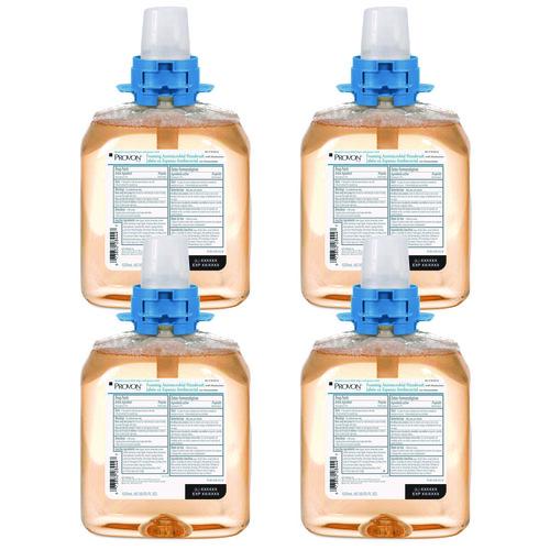 Image of PROVON® 5186-04 Foaming Antimicrobial Handwash/Moisturizer Refill, For FMX-12 Dispenser, Light Fruity Scent, 1,250 mL, 4/Carton