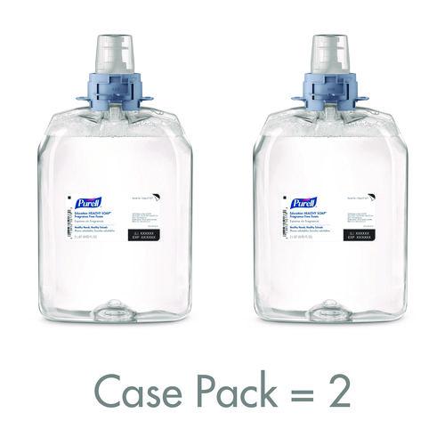 Image of PURELL® 5212-02 Education HEALTHY SOAP Fragrance Free Foam Refill, Unscented, 2,000 mL, 2/Carton