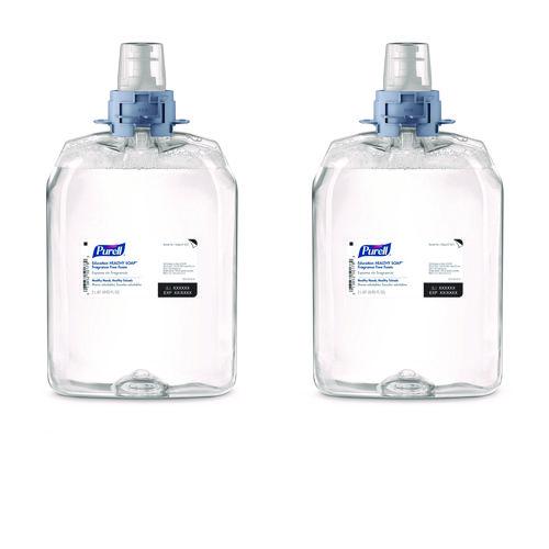 Image of PURELL® 5212-02 Education HEALTHY SOAP Fragrance Free Foam Refill, Unscented, 2,000 mL, 2/Carton