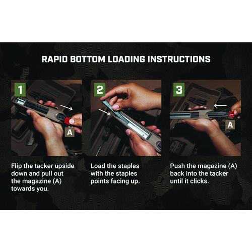 Image of Bostitch® SPEC-M50 Hi-Start Hand Tacker, T50 Style Staples (0.25" to 0.56") and 18-gauge Brads (0.5" to 0.63")