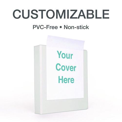 Image of Cardinal® 10320 Premier Easy Open Clearvue Locking Slant-D Ring Binder, 3 Rings, 2" Capacity, 11 X 8.5, White