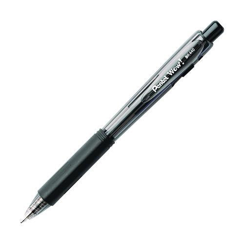 Image of Pentel® BK440PC18M WOW! Ballpoint Pen, Retractable, Medium 1 mm, Assorted Ink and Barrel Colors, 18/Pack