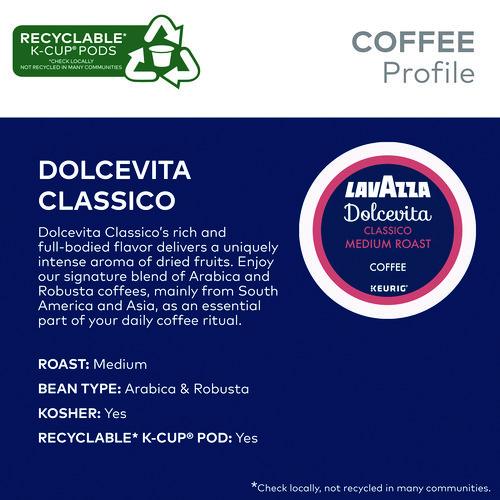 Image of Lavazza 5000382576 Classico Coffee K-Cups, 22/Box