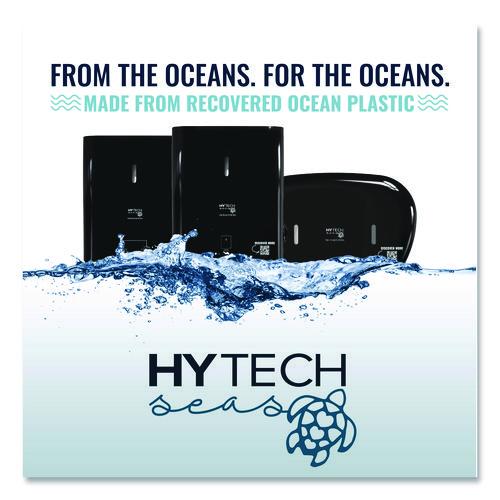Image of Papernet® 419485 HyTech Seas Mini JRT Twin Dispenser, 5.5 x, 15.7 x 9.8, Black