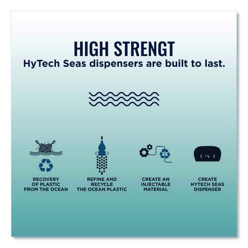 Image of Papernet® 419485 HyTech Seas Mini JRT Twin Dispenser, 5.5 x, 15.7 x 9.8, Black