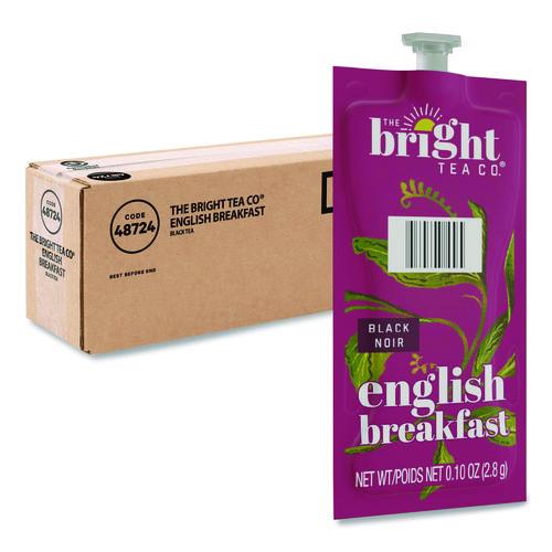 Image of FLAVIA® 48724 The Bright Tea Co. English Breakfast Black Tea Freshpack, 40/Carton
