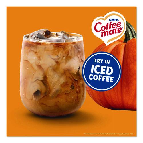 Image of Coffee mate® Liquid Coffee Creamer, Pumpkin Spice, 0.38 oz. Mini Cups, 50/Box