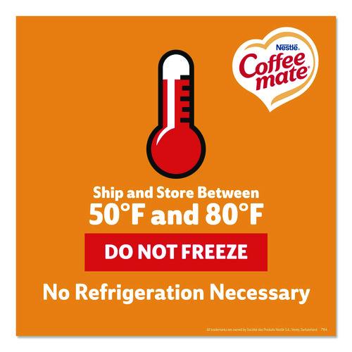 Image of Coffee mate® Liquid Coffee Creamer, Pumpkin Spice, 0.38 oz. Mini Cups, 50/Box