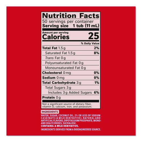 Image of Coffee mate® Liquid Coffee Creamer, Peppermint Mocha, 0.38 Oz Mini Cups, 50/box