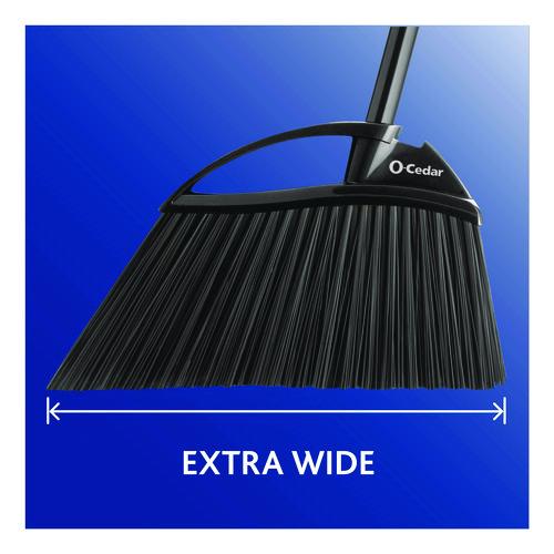 Image of O-Cedar® 168215EA Outdoor PowerCorner Angle Broom, 55" Length, Black/Gray