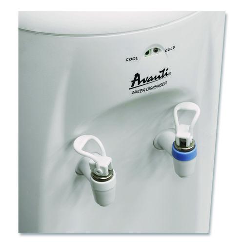 Image of Avanti WD360 Cold and Room Temperature Water Dispenser, 3 gal to 5 gal, 11.5 x 12.5 x 34, White