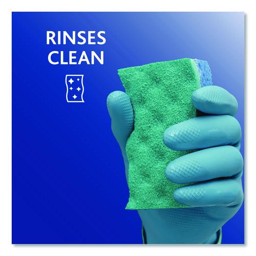 Image of O-Cedar® 169431PK Scrunge Non-Scratch Scrub Sponge, 2.63 x 4.25, 1" Thick, Green/Blue, 2/Pack