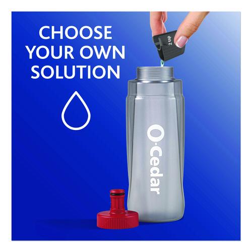 Image of O-Cedar® 173563EA ProMist MAX Spray Mop, Red/White/Gray Microfiber Head, 48" Red/Black/Gray Plastic Handle