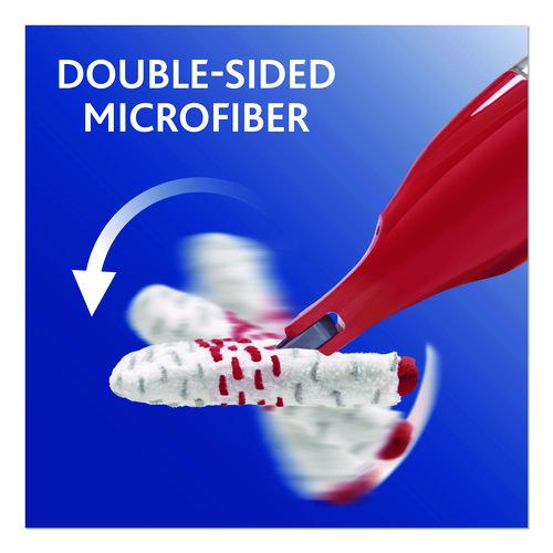 Image of O-Cedar® 173563 ProMist MAX Spray Mop, Red/White/Gray Microfiber Head, 48" Red/Black/Gray Plastic Handle, 4/Carton