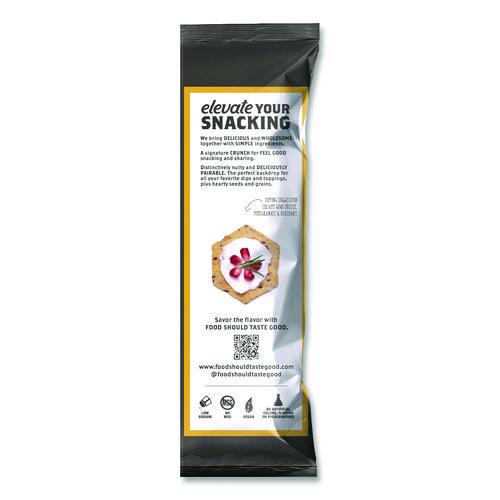 Image of Food Should Taste Good 9776131 Tortilla Chips, Multigrain with Sea Salt, 1.5 oz., 24/Carton