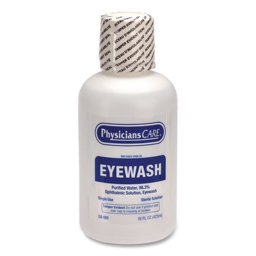 Image of PhysiciansCare® by First Aid Only® 90546 Eye Wash, 16 oz Bottle, 12/Carton