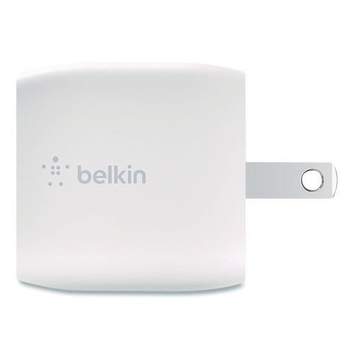 Image of Belkin® WCA005DQ1MWH-B5 BOOST CHARGE USB-C PD 3.0 PPS Wall Charger + USB-C to Lightning Cable, White