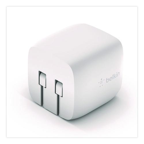 Image of Belkin® WCA005DQ1MWH-B5 BOOST CHARGE USB-C PD 3.0 PPS Wall Charger + USB-C to Lightning Cable, White