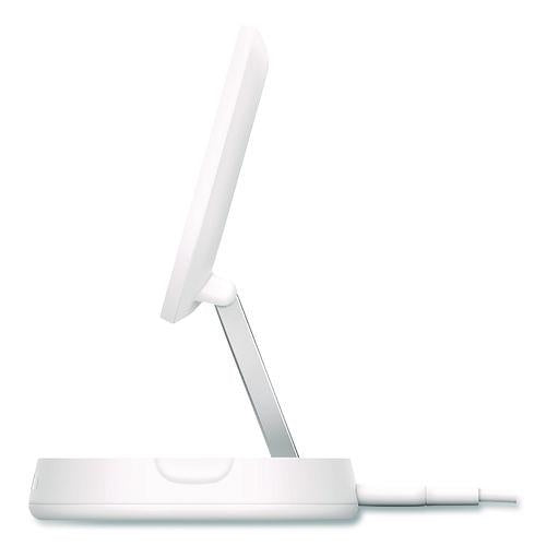 Image of BelkinÂ® BOOST CHARGE Pro Convertible Magnetic Wireless Charging Stand, Qi2 Wireless Charging, 15 W, White