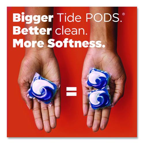 Image of Tide® 11807 Power PODS Plus Downy Laundry Detergent, April Fresh Scent, 98 oz Tub, 63 Pods/Tub