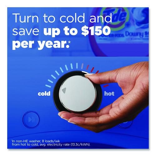 Image of Tide® 11807 Power PODS Plus Downy Laundry Detergent, April Fresh Scent, 98 oz Tub, 63 Pods/Tub