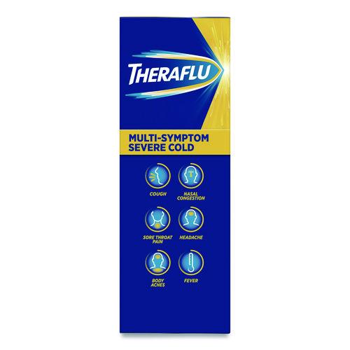 Image of Theraflu 64260603 Multi-Symptom Severe Cold Hot Liquid Powder, 6 Count