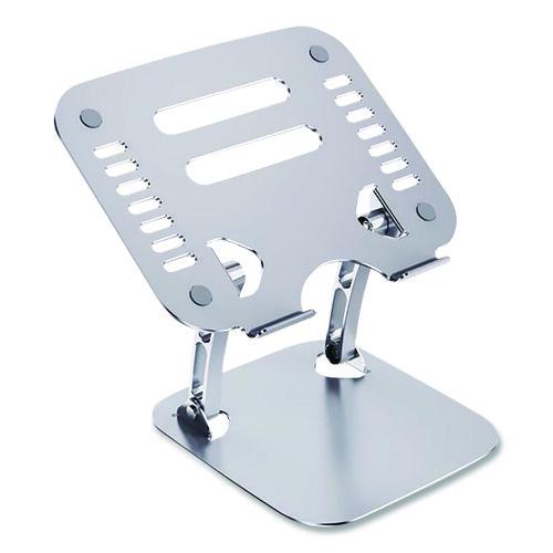 Image of OTM Essentials OB-A2A Adjustable Laptop Riser Stand, 10.62" x 9" x 1.5" to 5", Silver
